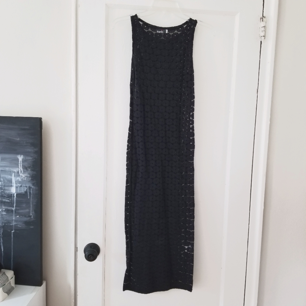 Black lace dress